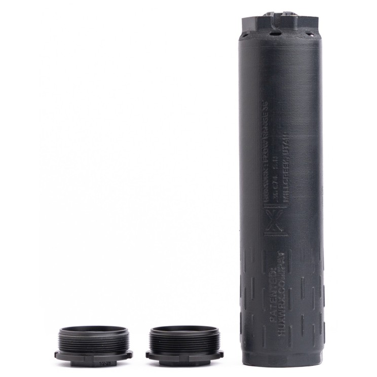 HUXWRX FLOW Range 36 Ti Direct Thread Suppressor